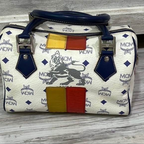 MCM Handbags - MCM Boston Bag Princess Lion satchel Just liked New condition